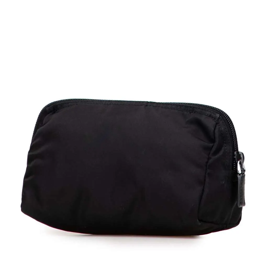 Prada Tessuto Cosmetic Pouch Black Good - Back View