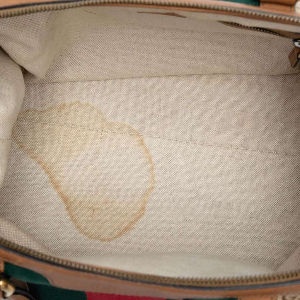 Gucci Medium GG Canvas Rania Top Handle Bag - 4