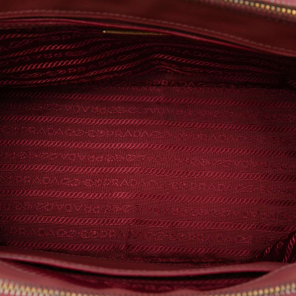 Prada Small Saffiano Lux Galleria Double Zip Satchel - 4