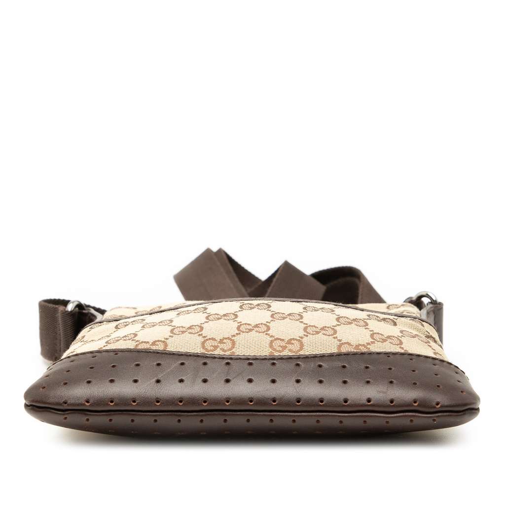 Gucci Small GG Canvas Perforated Crossbody - 3