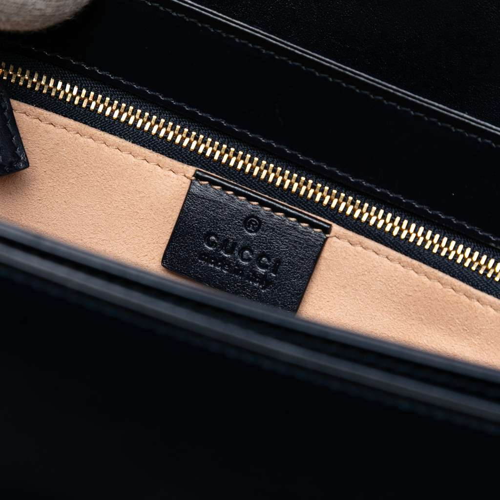 Gucci Medium Leather Web 1955 Horsebit Shoulder Bag - 5