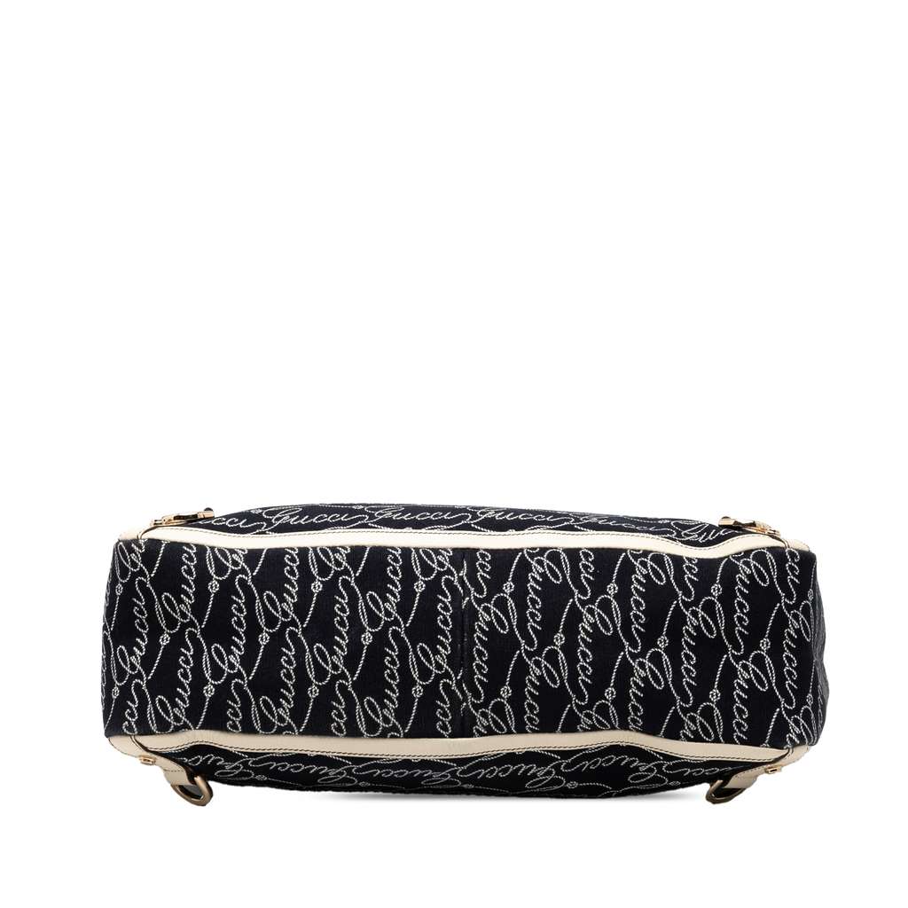 Gucci 85th Anniversary Canvas Logo Abbey D Ring Tote - 3