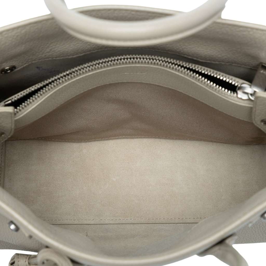 Saint Laurent Baby Grained Calfskin Sac de Jour Satchel - 4