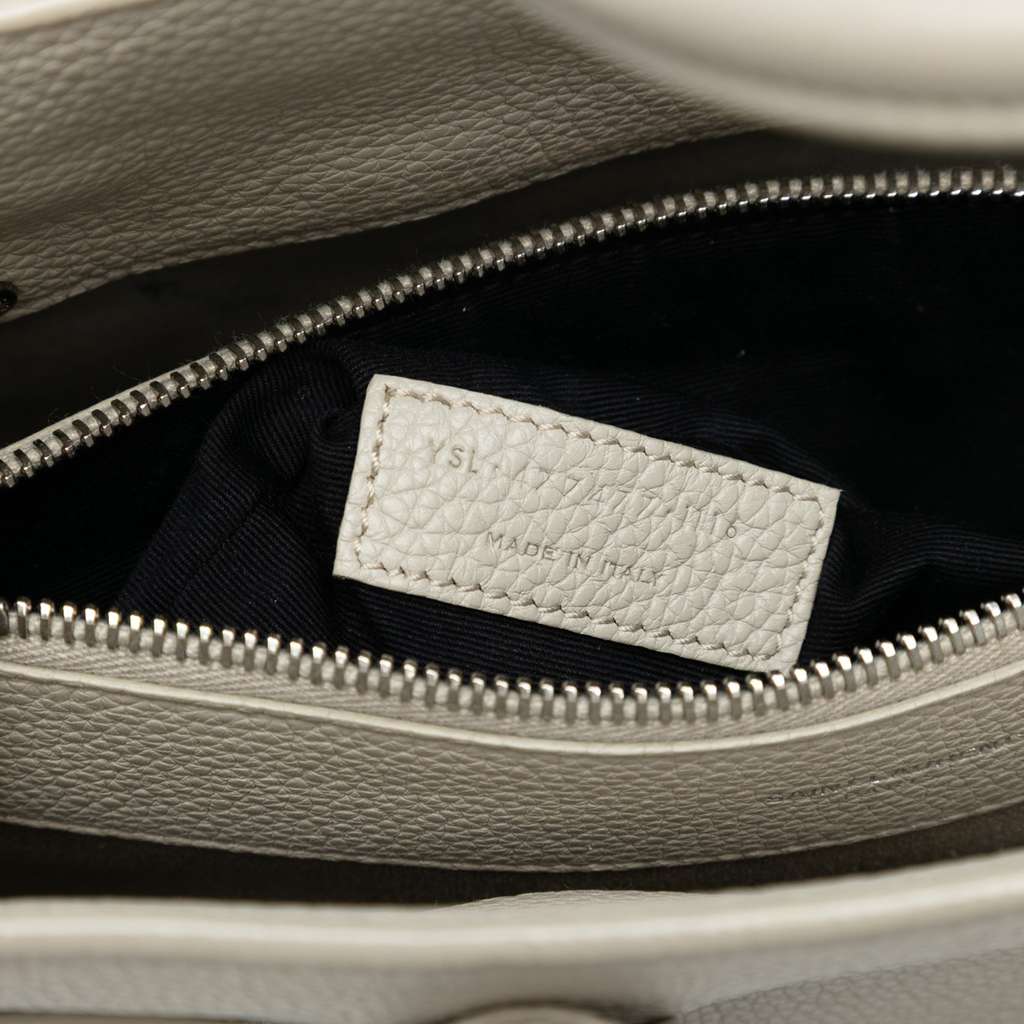 Saint Laurent Baby Grained Calfskin Sac de Jour Satchel - 5