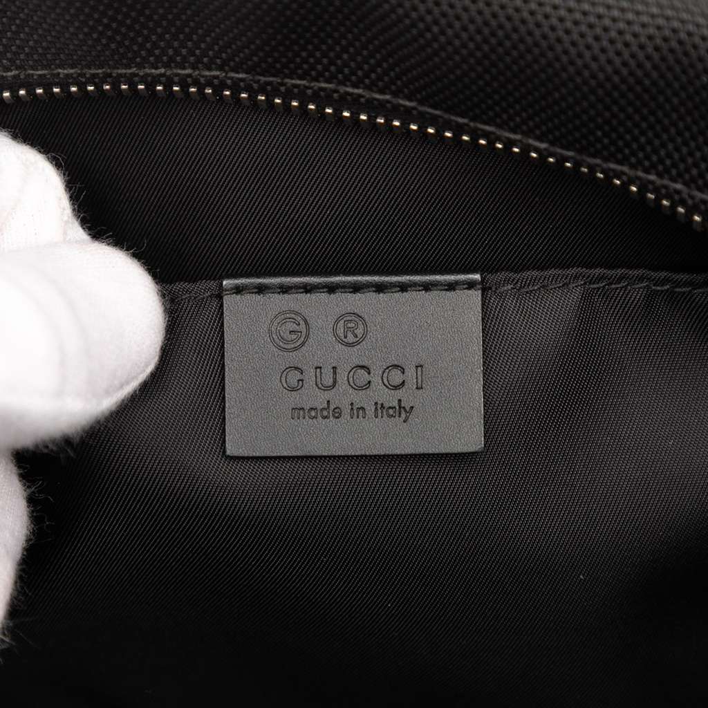 Gucci Techno Web Canvas Clutch - 5