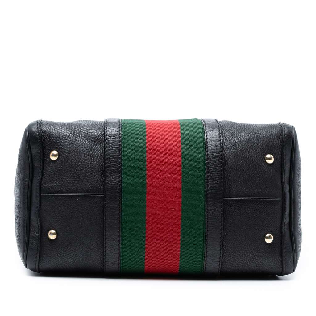 Gucci Calfskin Web Joy Boston Bag - 3