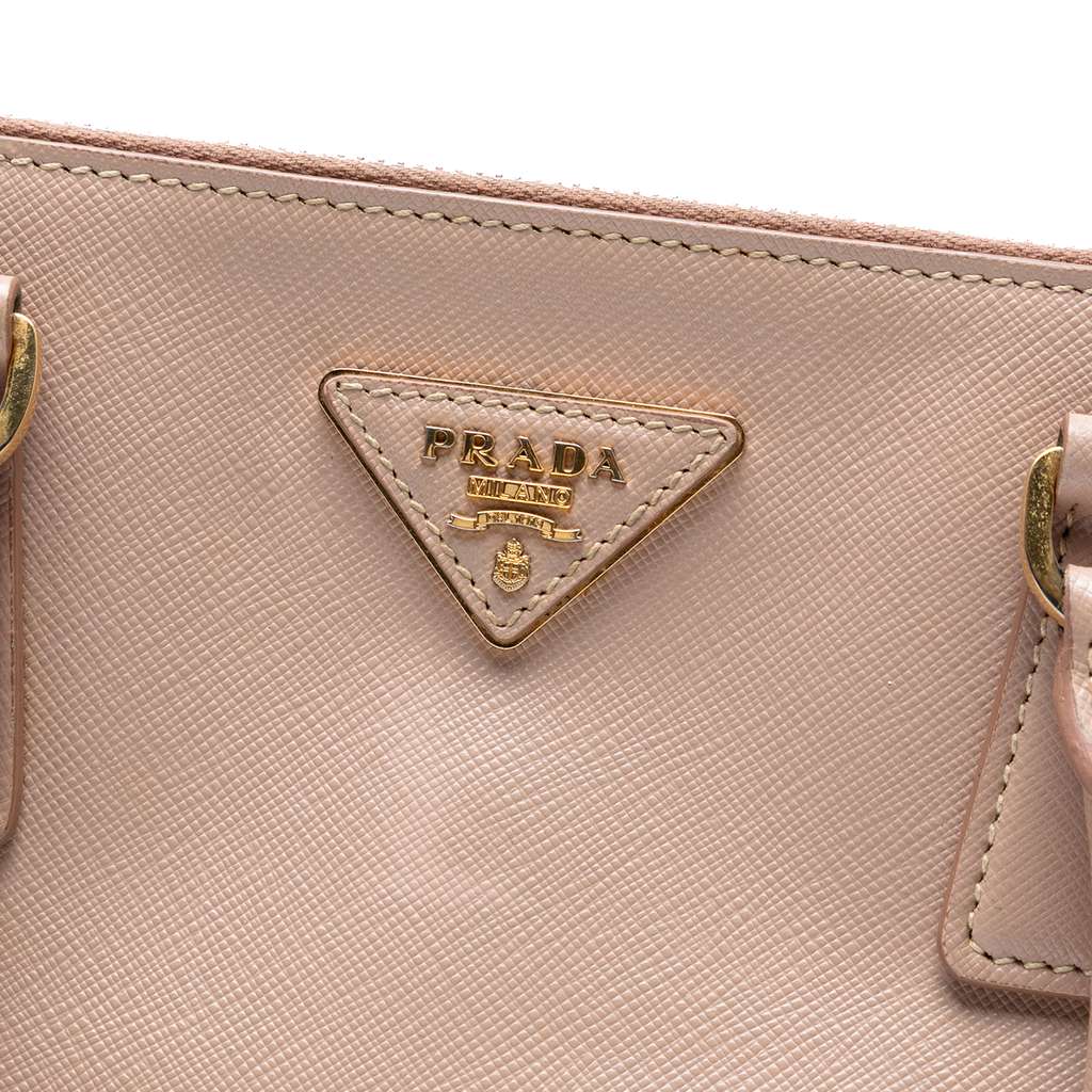 Prada Medium Saffiano Lux Galleria Double Zip Satchel - 5