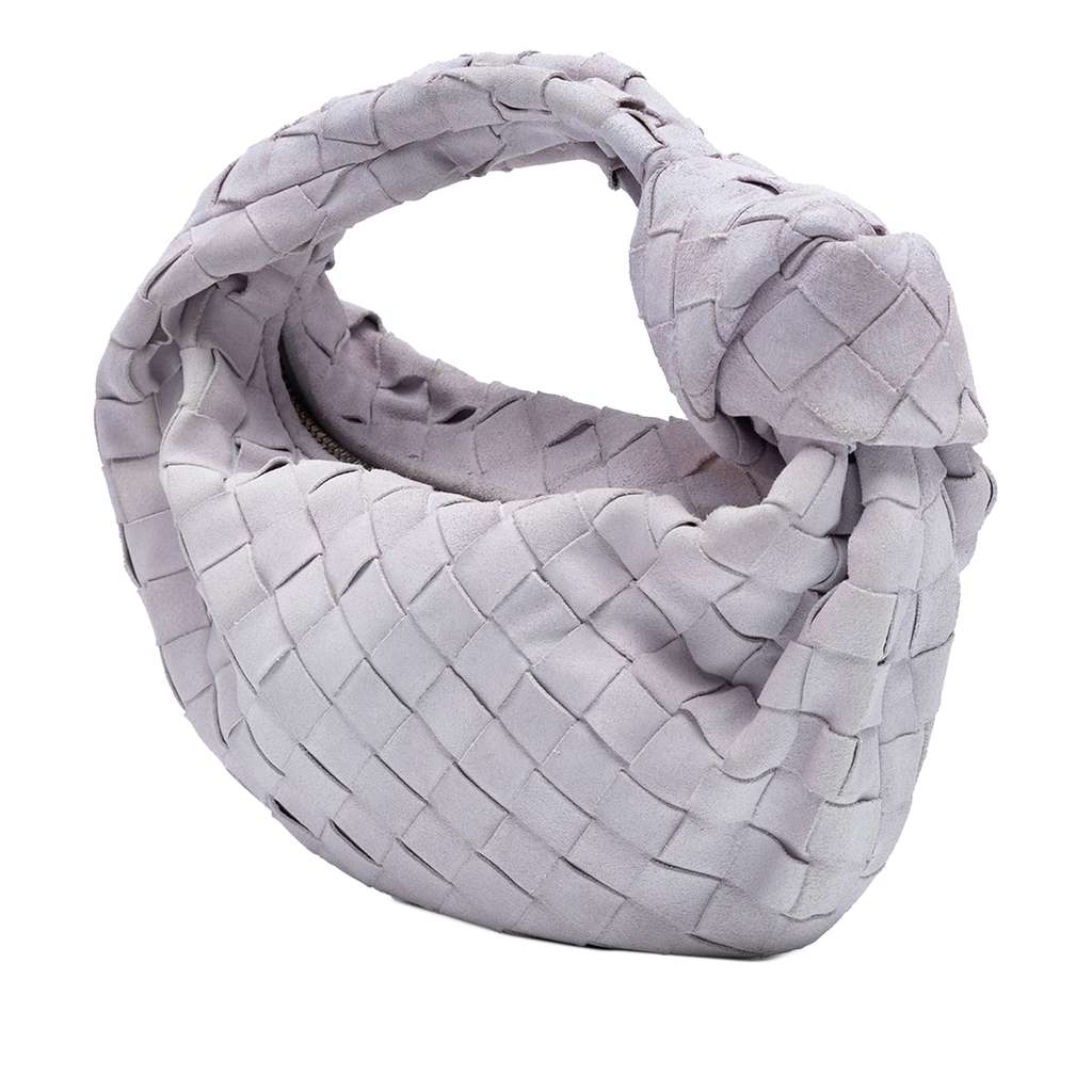Bottega Veneta Mini Suede Intrecciato Jodie - 2