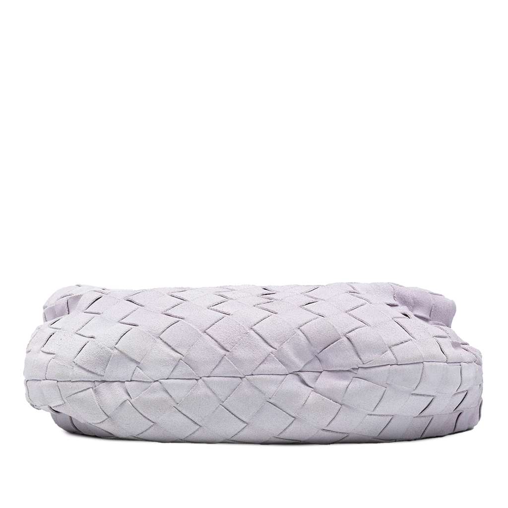 Bottega Veneta Mini Suede Intrecciato Jodie - 3