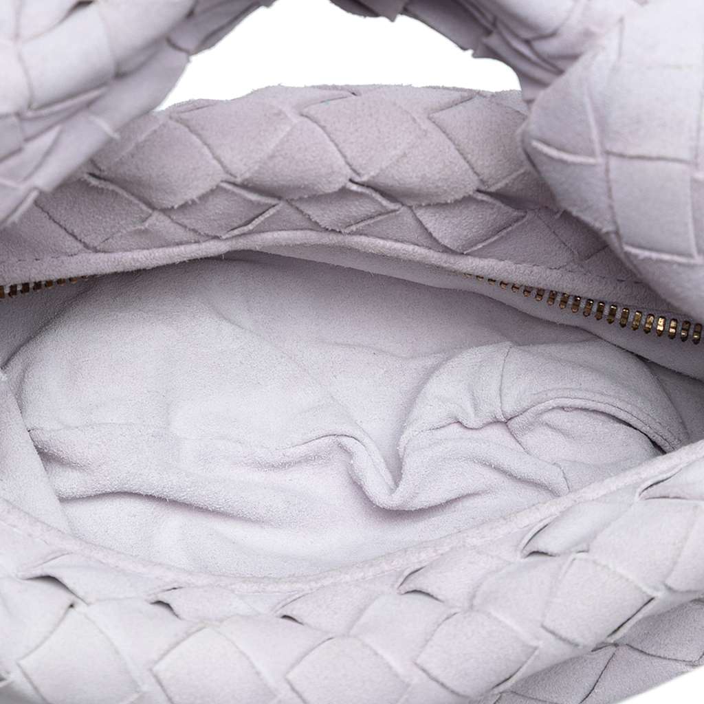 Bottega Veneta Mini Suede Intrecciato Jodie - 4