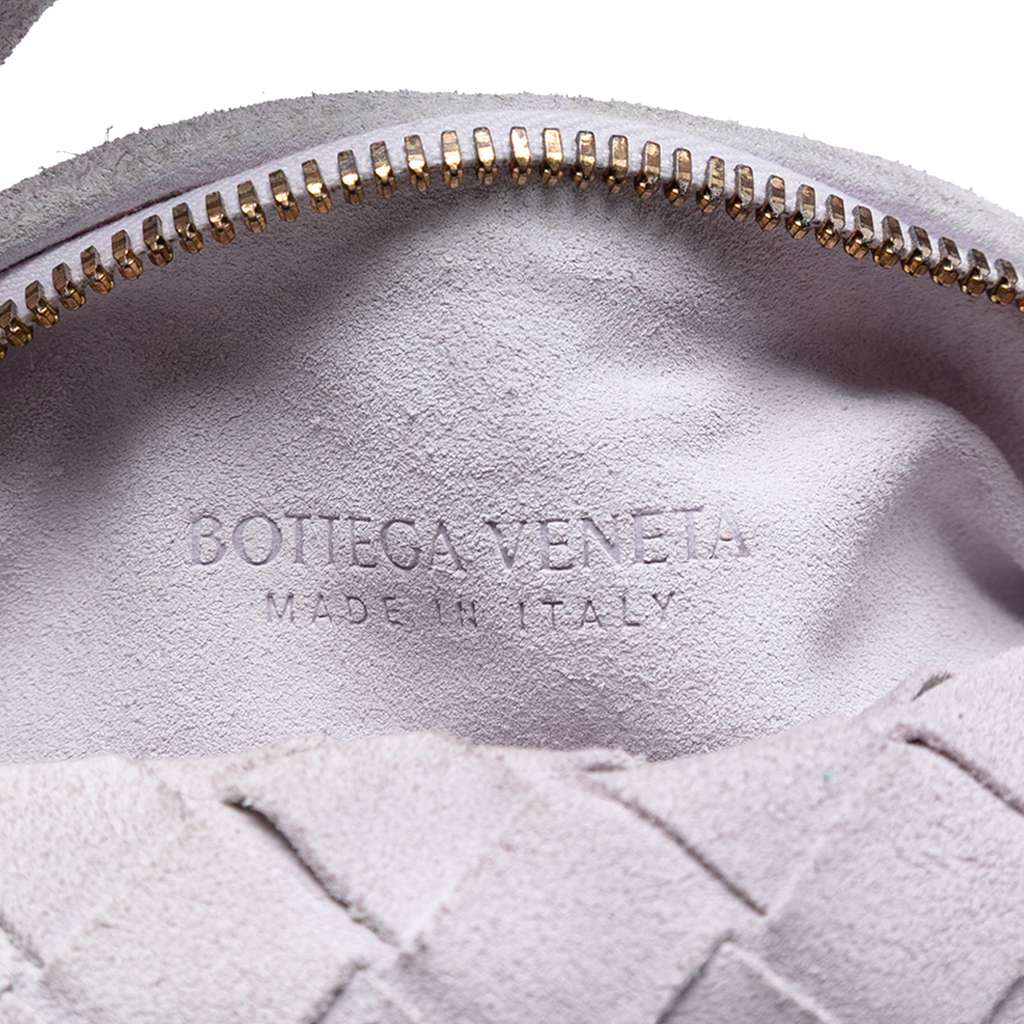 Bottega Veneta Mini Suede Intrecciato Jodie - 5