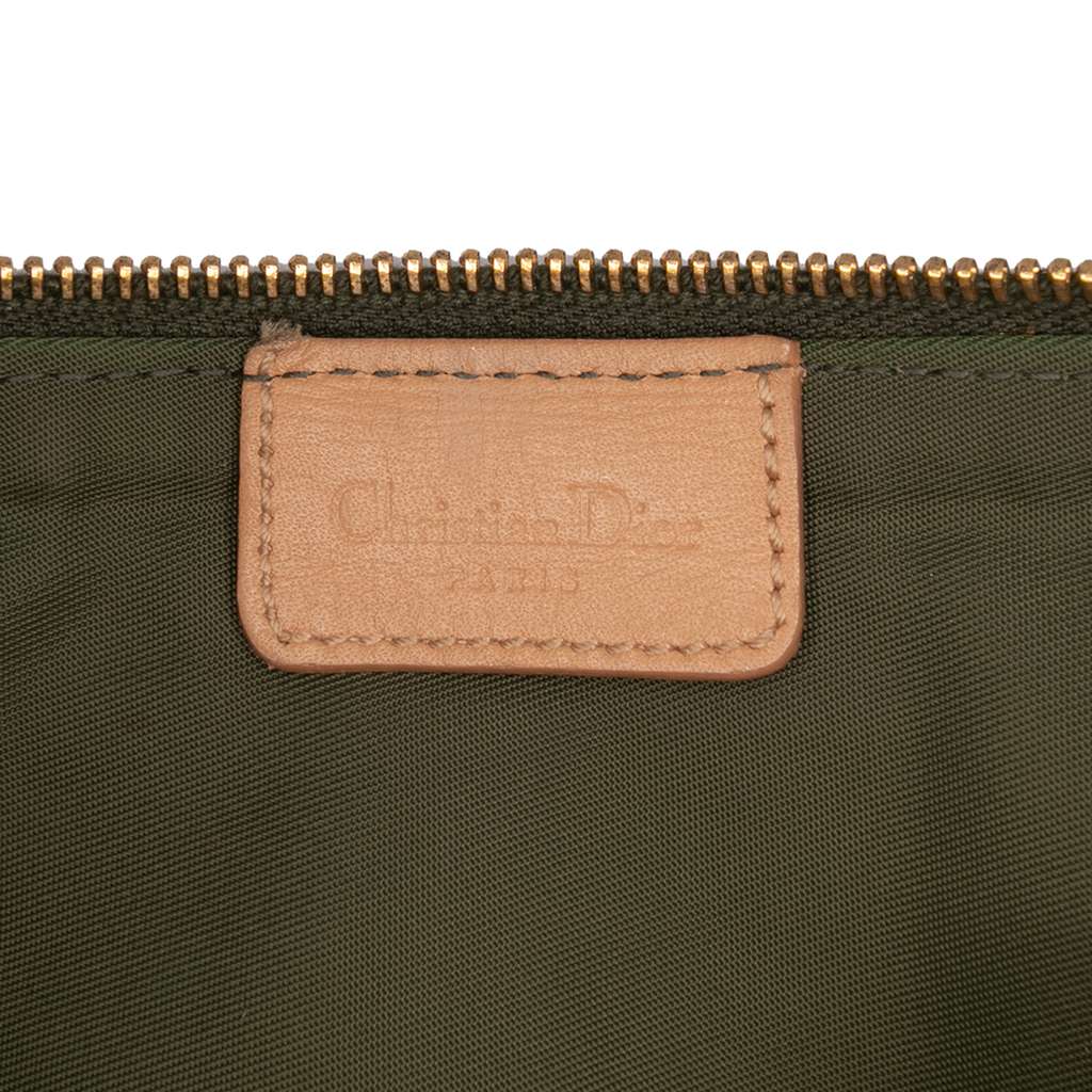 Dior Mini Diorissimo Canvas Saddle Pochette - 5