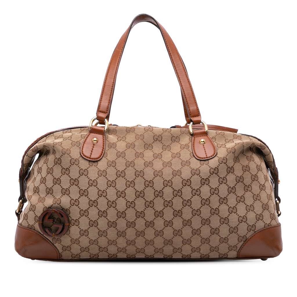 Gucci GG Canvas Brick Lane Satchel