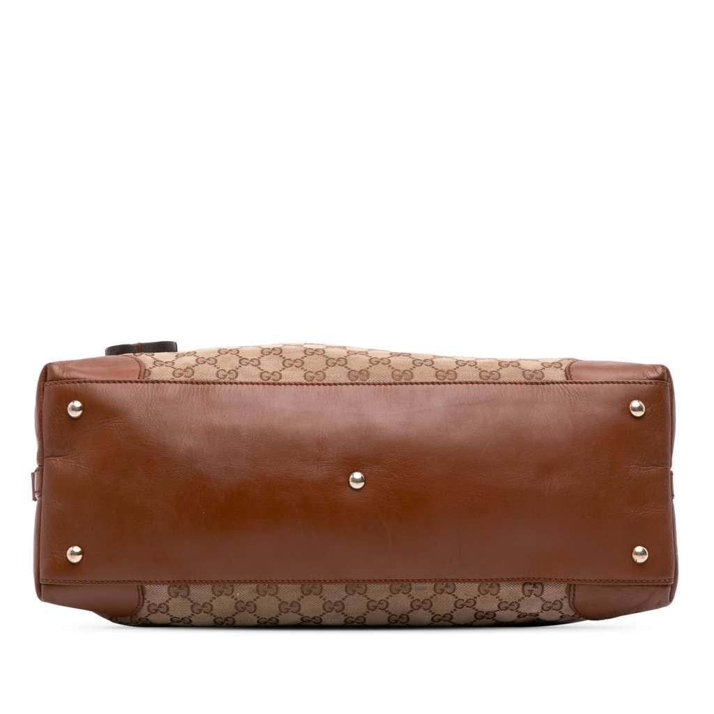 Gucci GG Canvas Brick Lane Satchel - 3