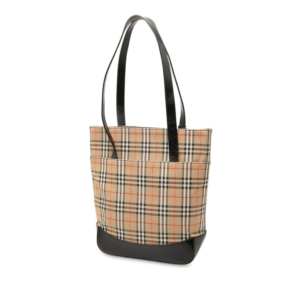 Burberry Haymarket Check Canvas Tote - 2