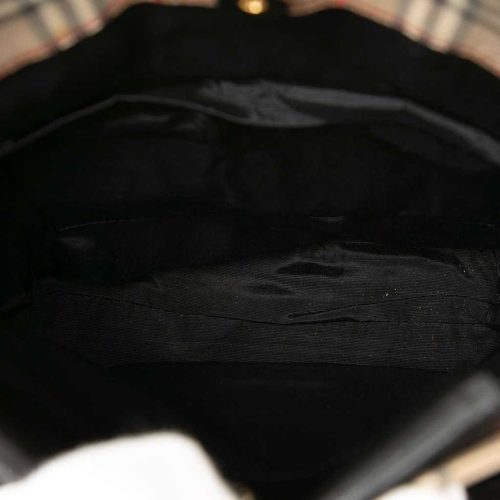 Burberry Haymarket Check Canvas Tote - 4