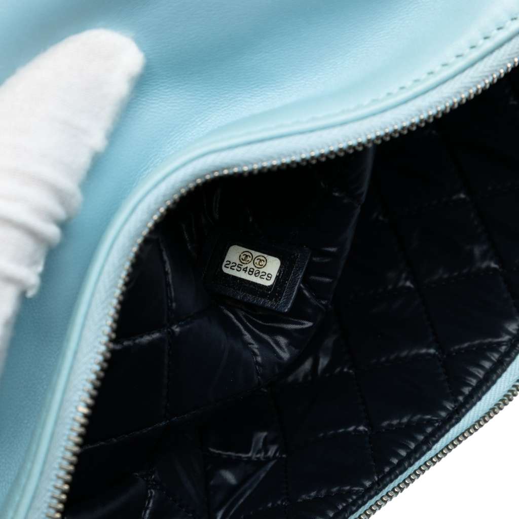 Chanel Large Lambskin Airlines O Case Clutch - 5