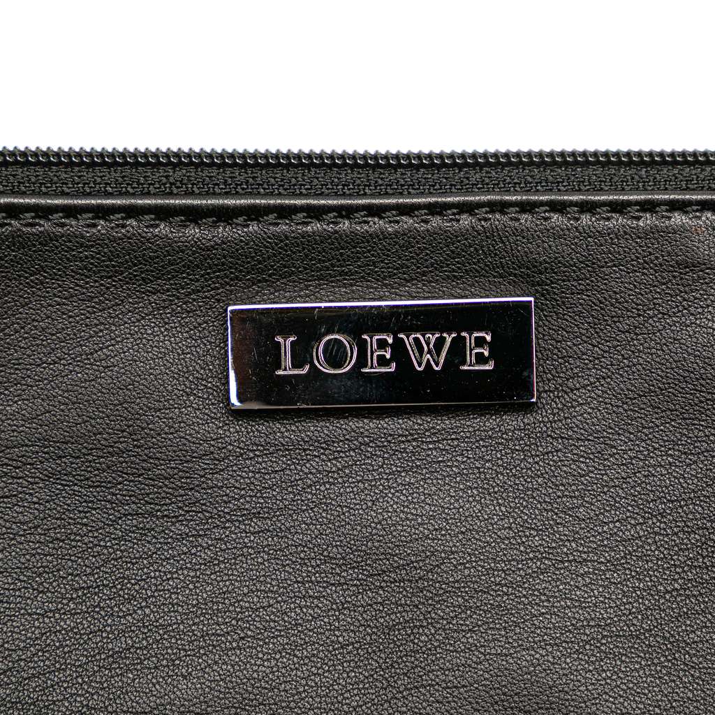Loewe Shearling Trimmed Calfskin Amazona 44 - 5