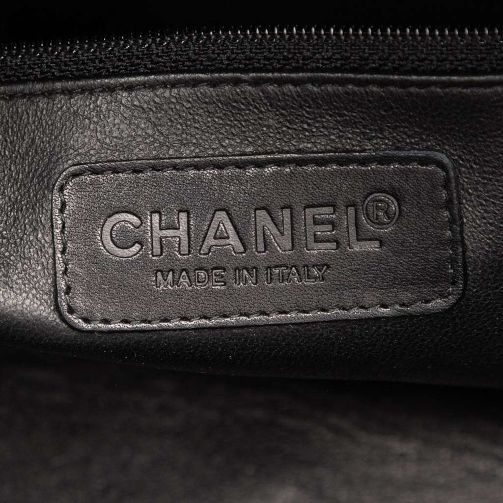 Chanel Quilted Calfskin Logo Bowler Bag - 5
