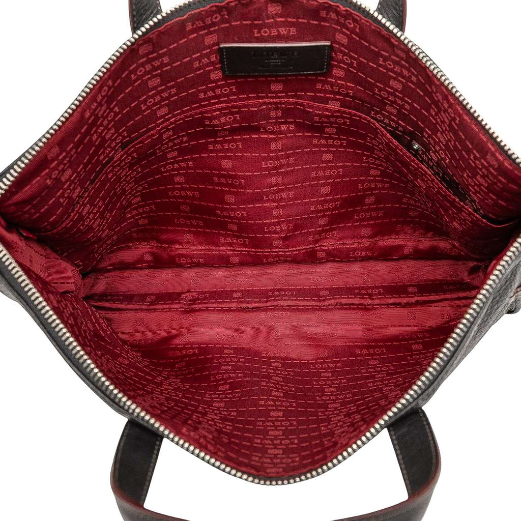 Loewe Leather Anagram Briefcase - 4