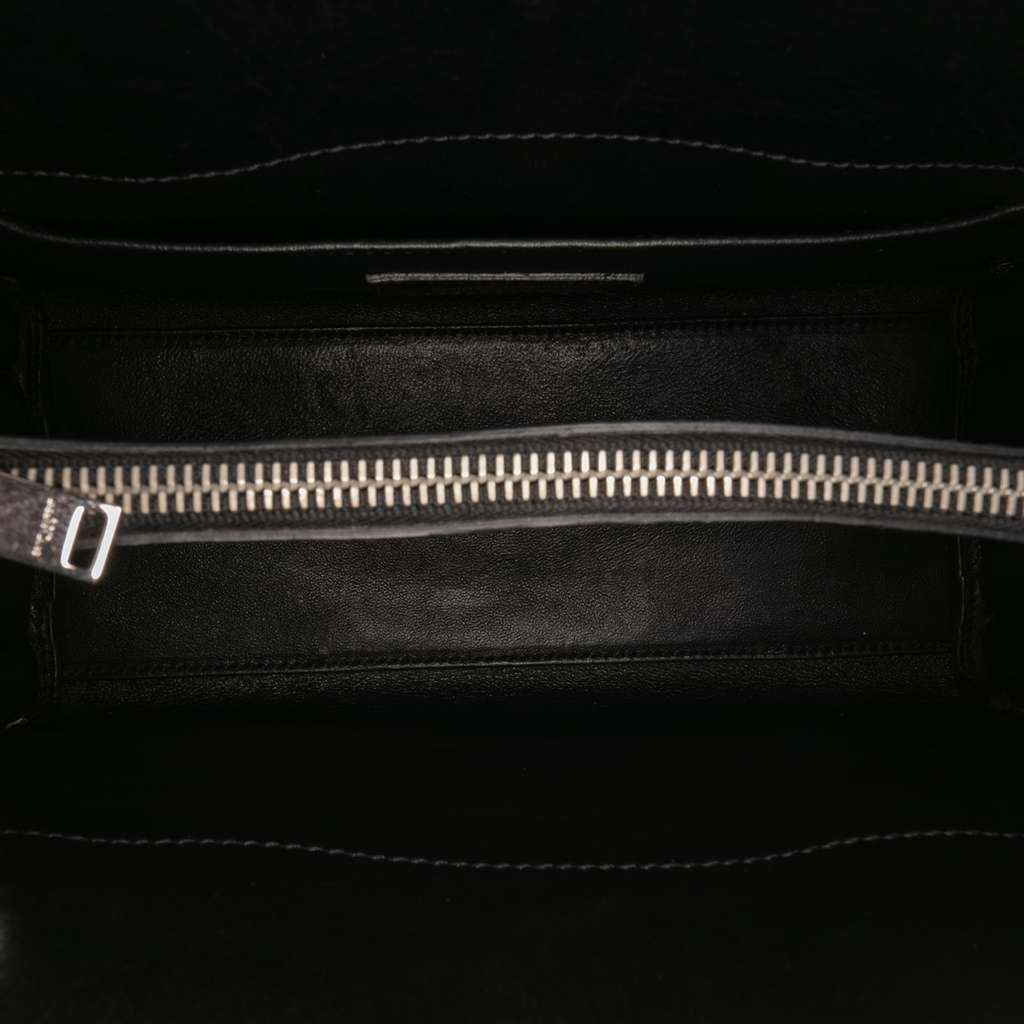 Saint Laurent Baby Leather Patch Embellished Sac De Jour Satchel - 5