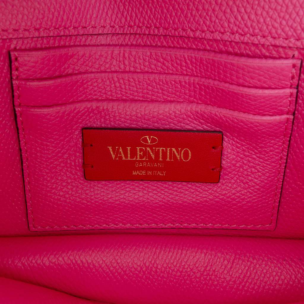 Valentino Leather VLogo Convertible Bag - 5