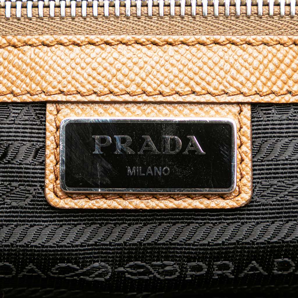 Prada Saffiano Lux Double Handle Shopping Tote - 5