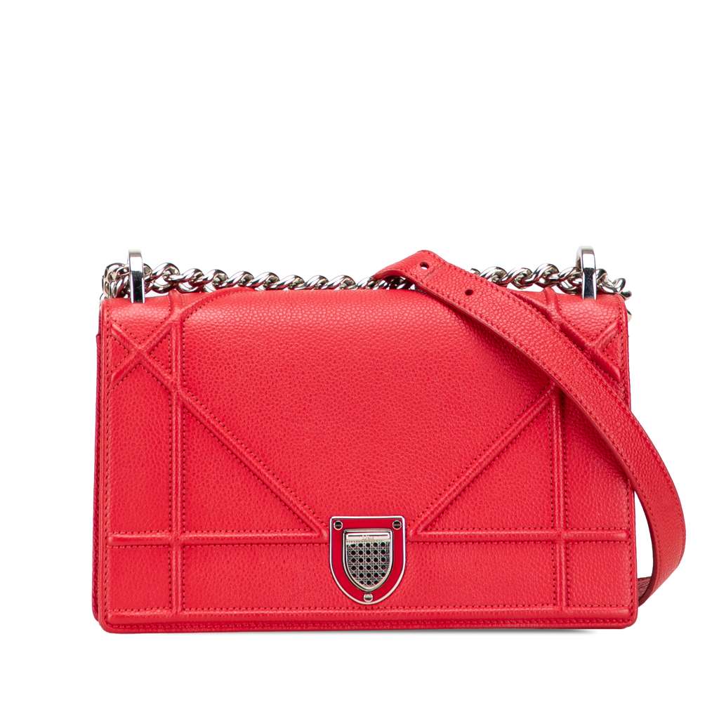 Dior Small Grained Calfskin Diorama Flap