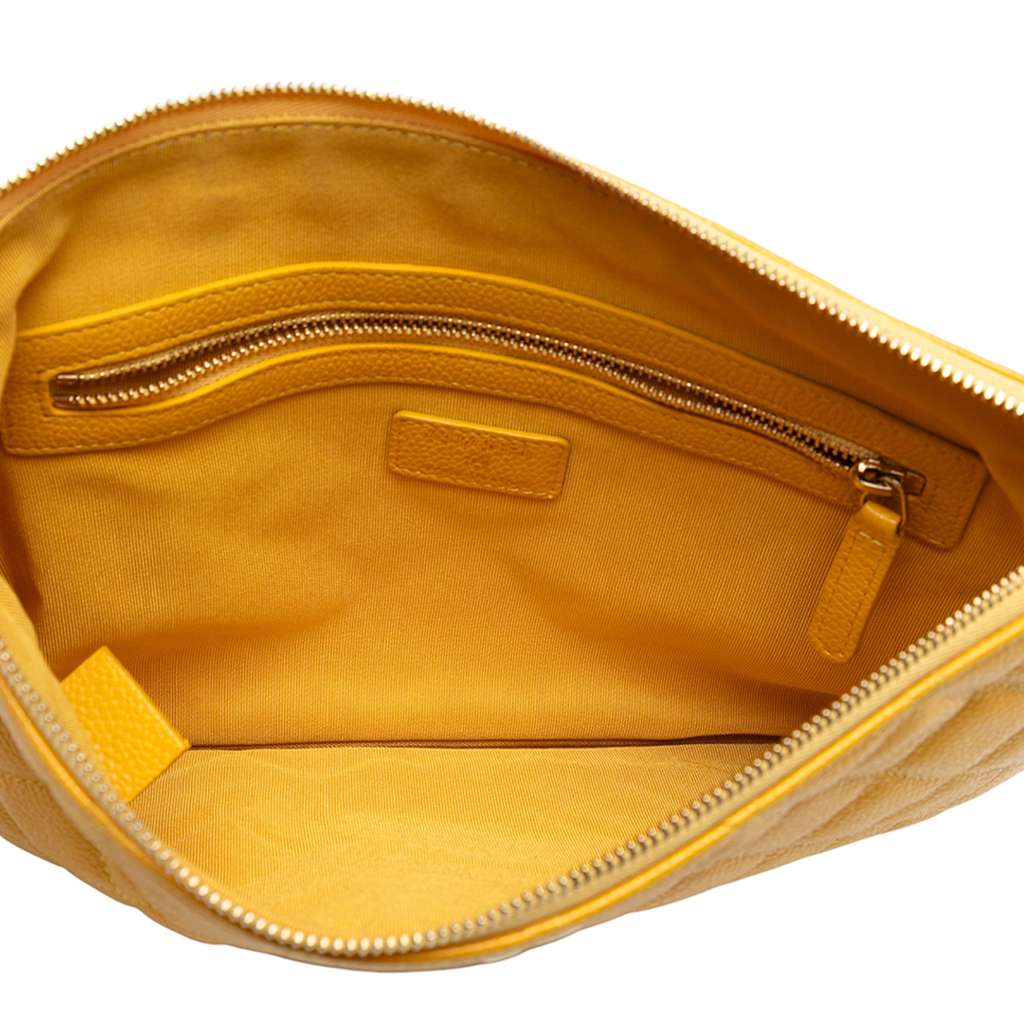 Chanel Medium Quilted Caviar O Case Clutch - 4