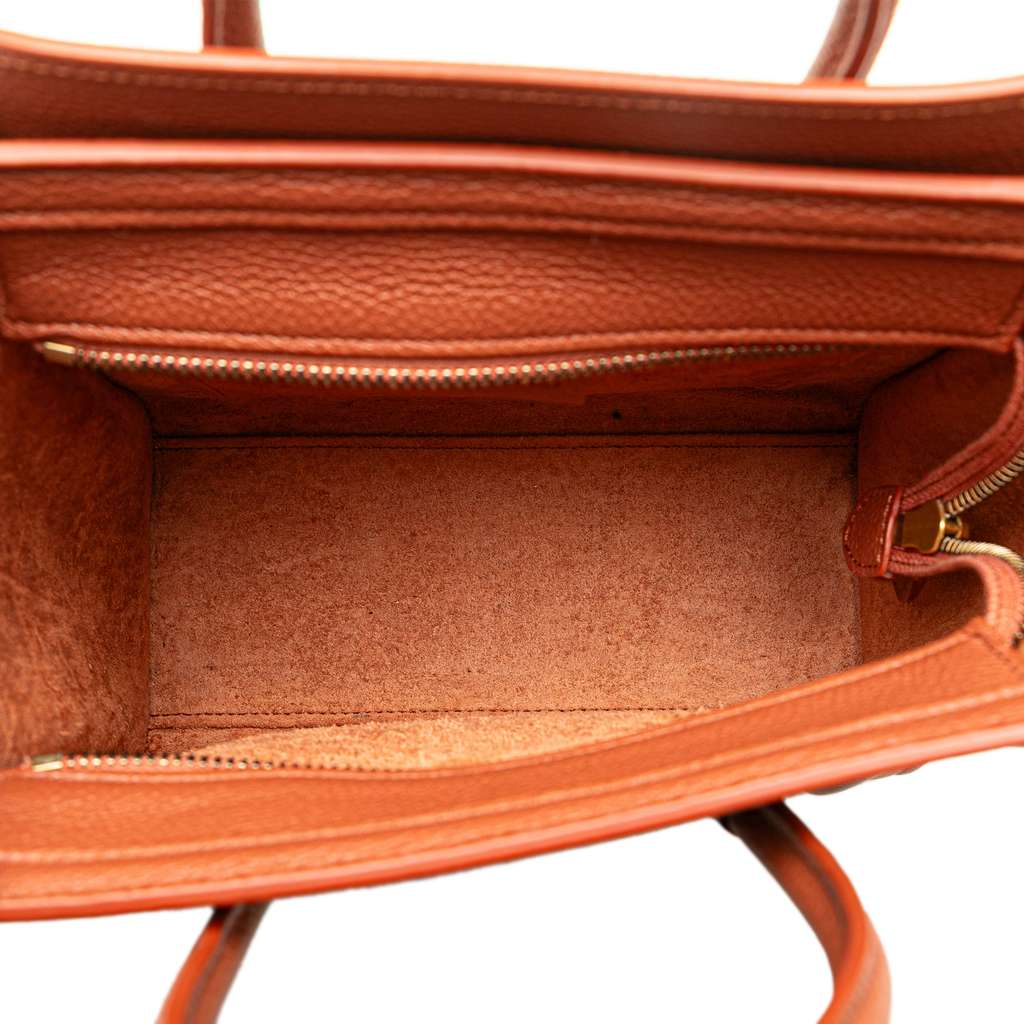 Celine Nano Leather Luggage Tote - 4