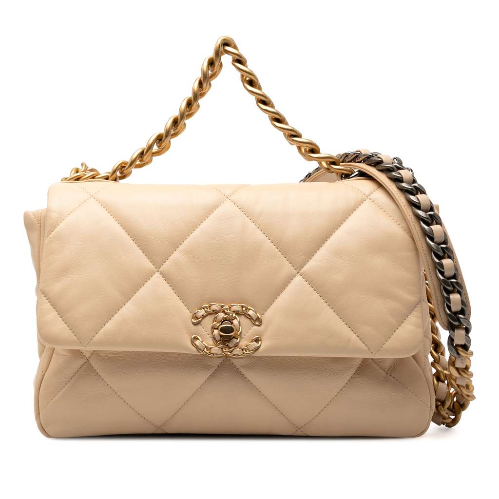 Chanel Large Lambskin 19 Flap