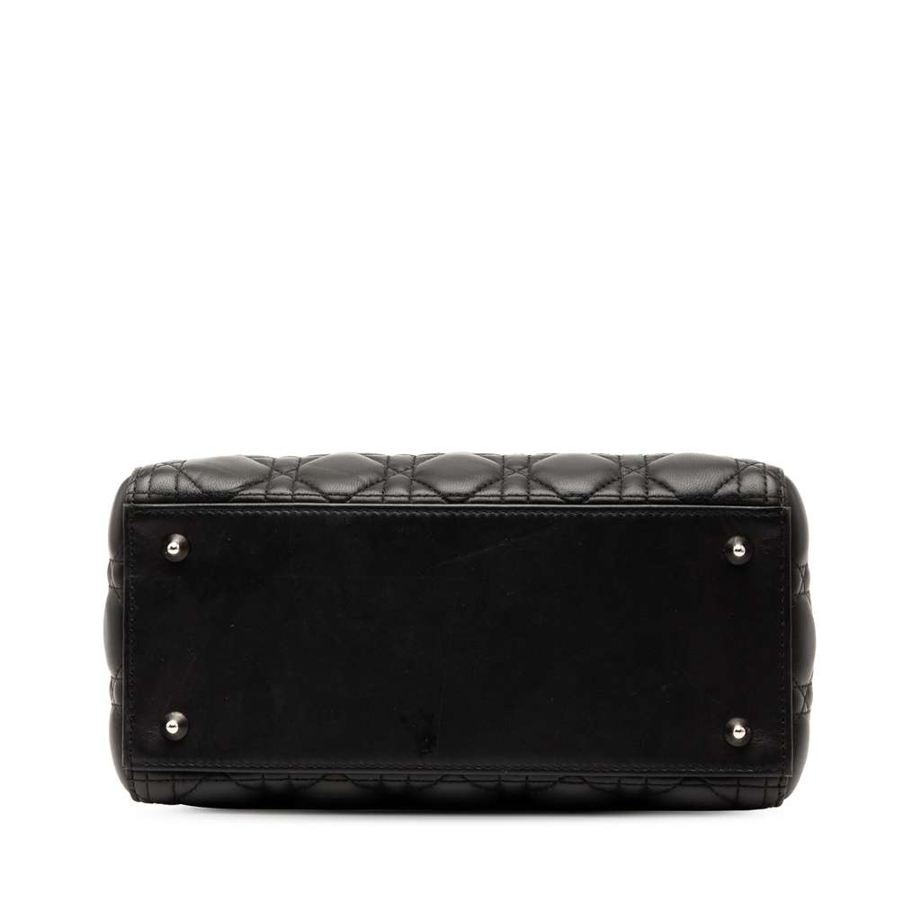 Dior Medium Lambskin Cannage Lady Dior - 3