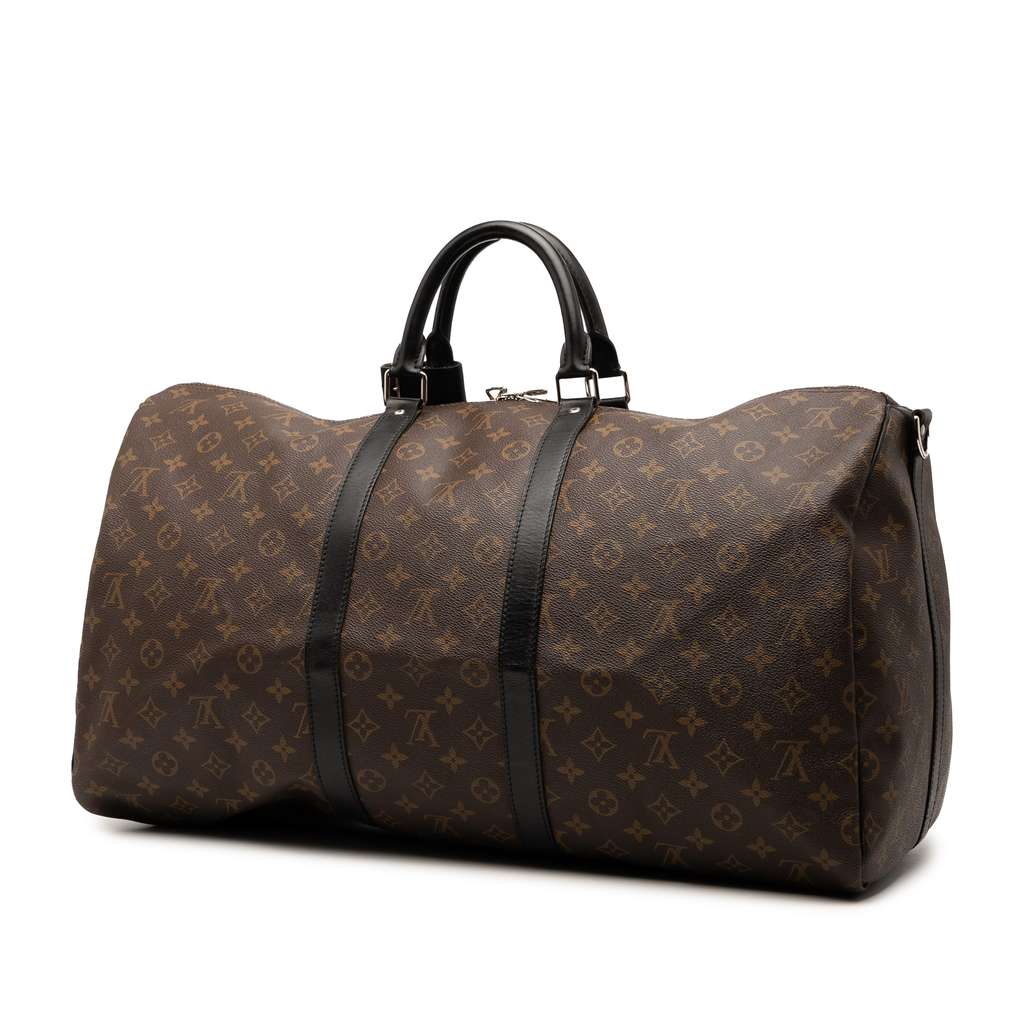 Louis Vuitton Monogram Macassar Keepall Bandouliere 55 - 2