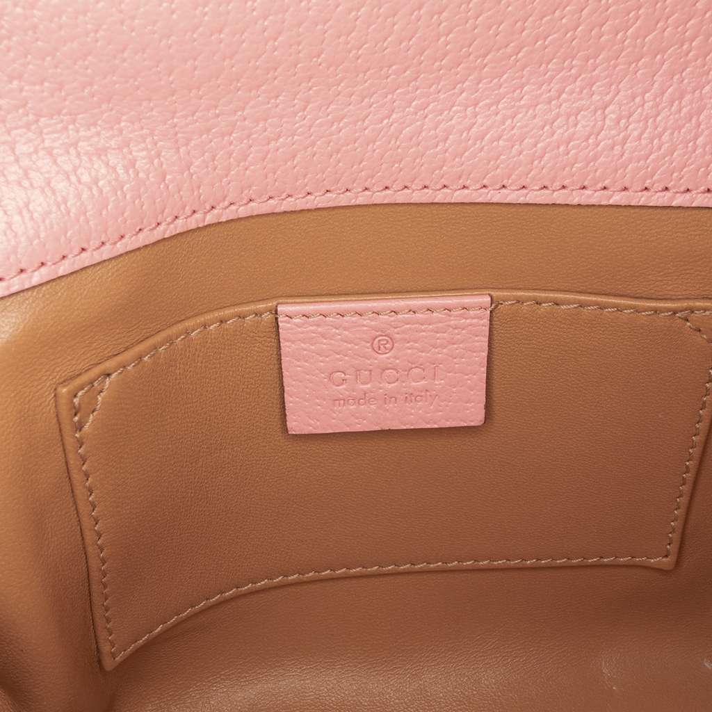 Gucci Small Leather Berry Print Padlock Crossbody - 5