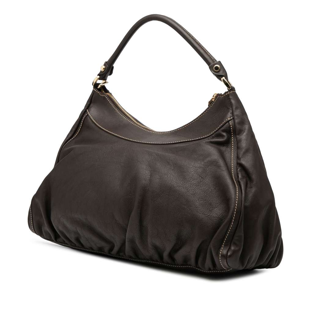 Gucci Leather Abbey D Ring Shoulder Bag - 2