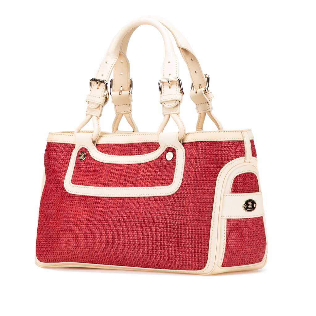 Celine Raffia Boogie Handbag - 2