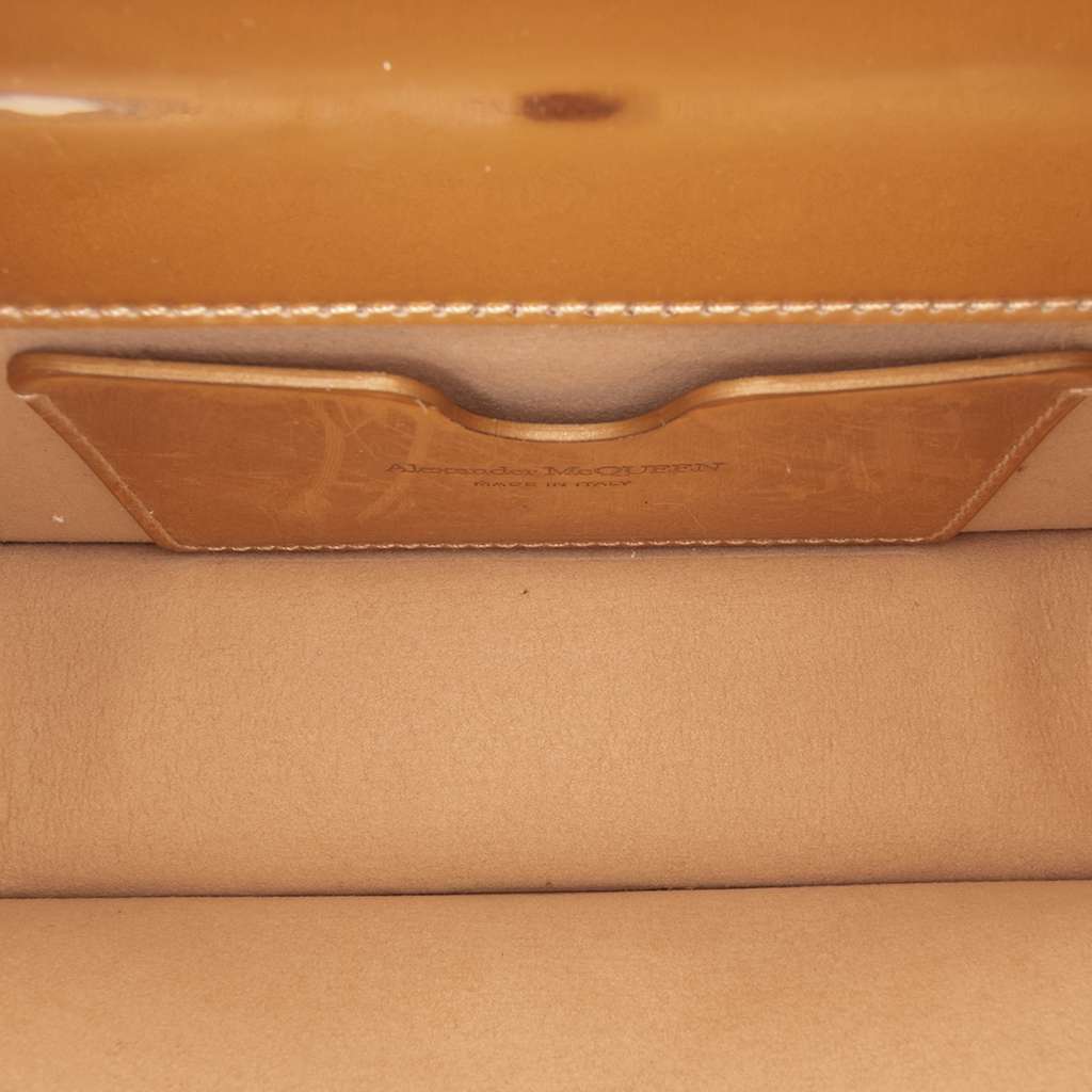 Alexander Mcqueen Mini Metallic Calfskin Jewelled Crossbody - 4