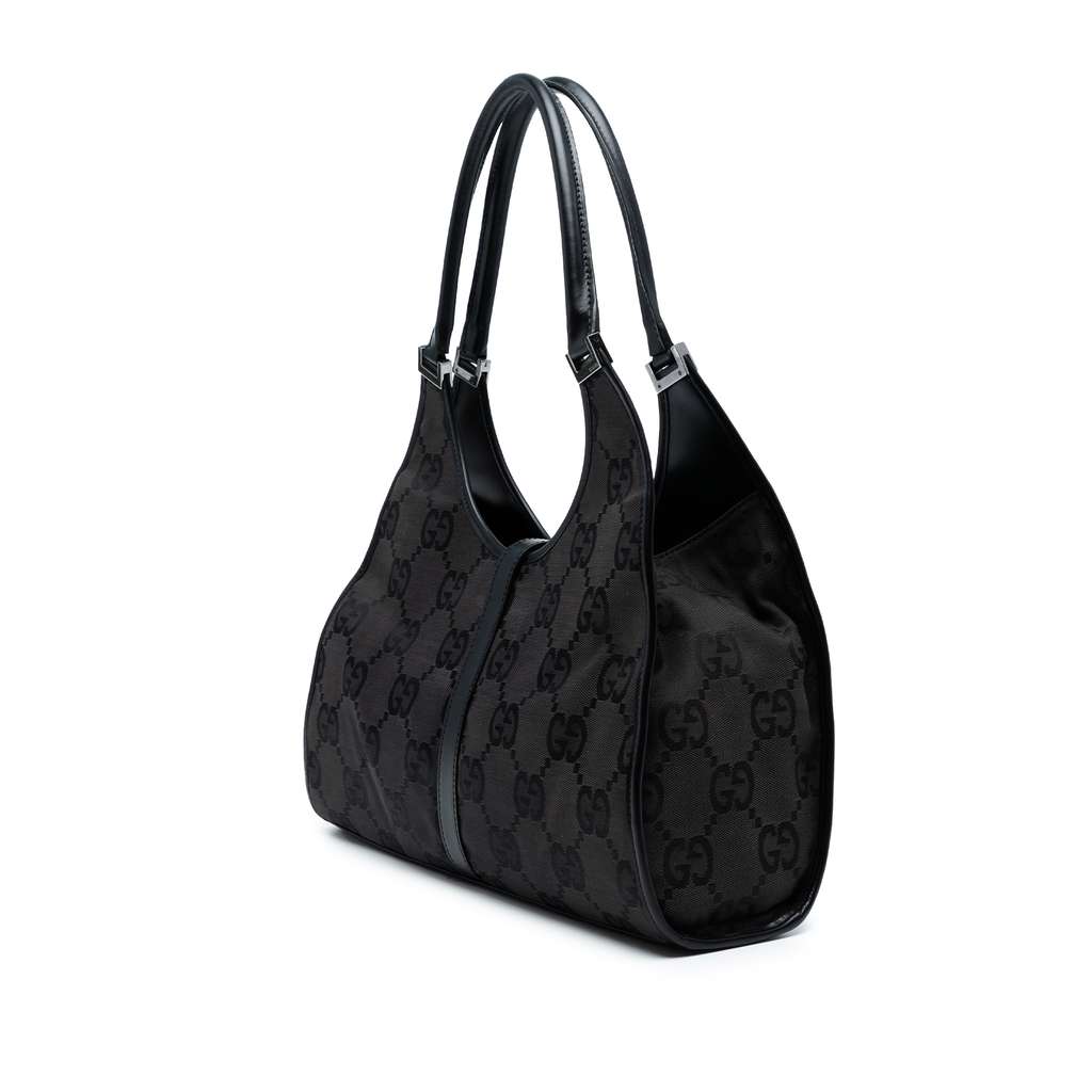 Gucci GG Canvas Jackie Bardot Shoulder Bag - 2