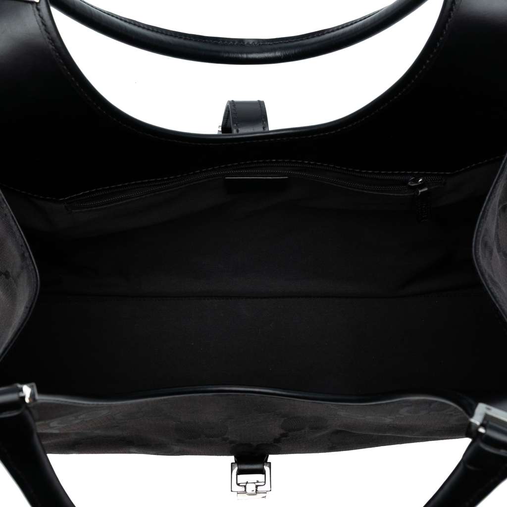 Gucci GG Canvas Jackie Bardot Shoulder Bag - 4