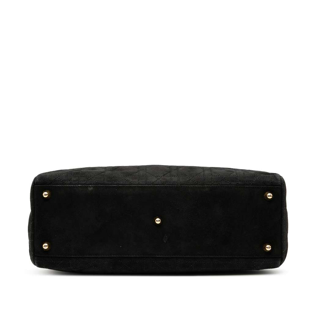 Dior Large Suede Cannage Lady Dior - 3
