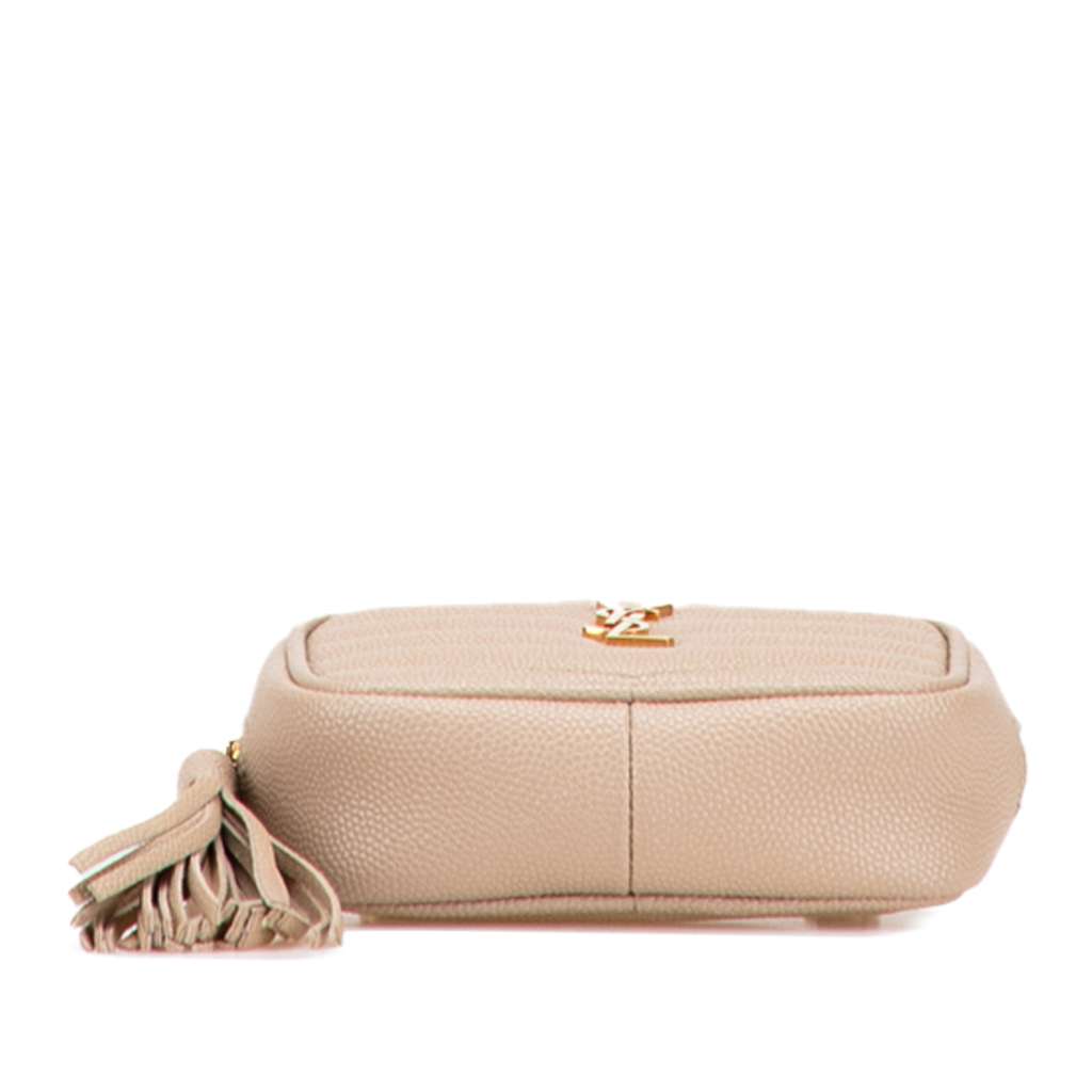 Saint Laurent Baby Matelasse Grain De Poudre Monogram Lou Camera Bag - 3
