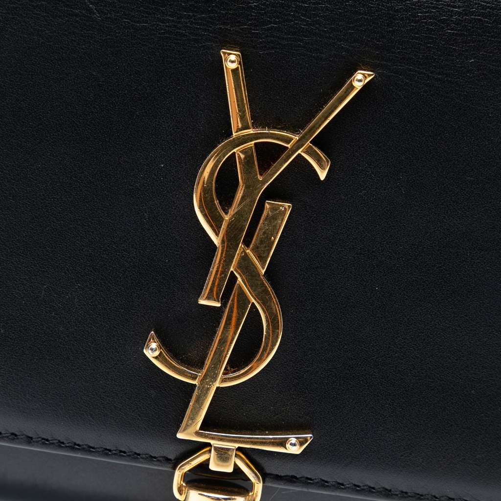 Saint Laurent Small Leather Monogram Kate Tassel Crossbody - 5
