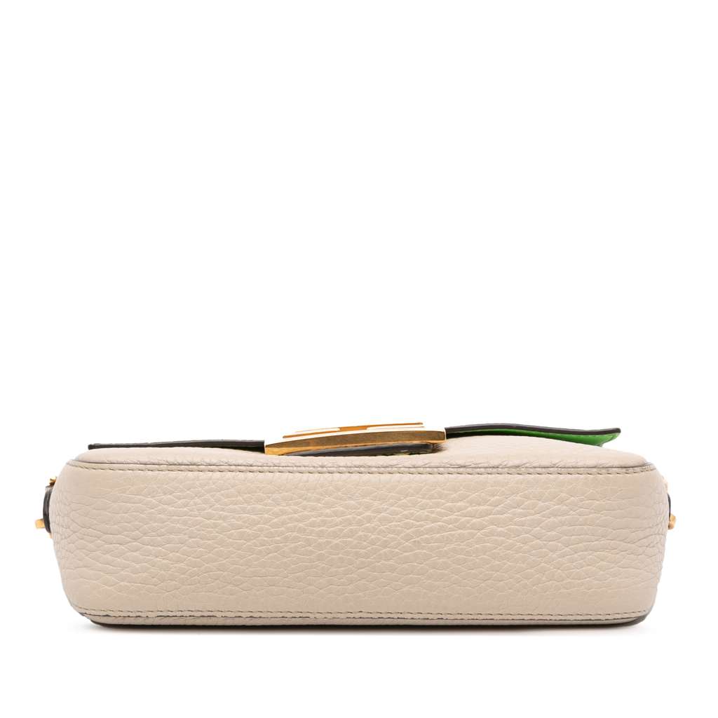 Fendi Mini Leather Baguette Satchel - 3