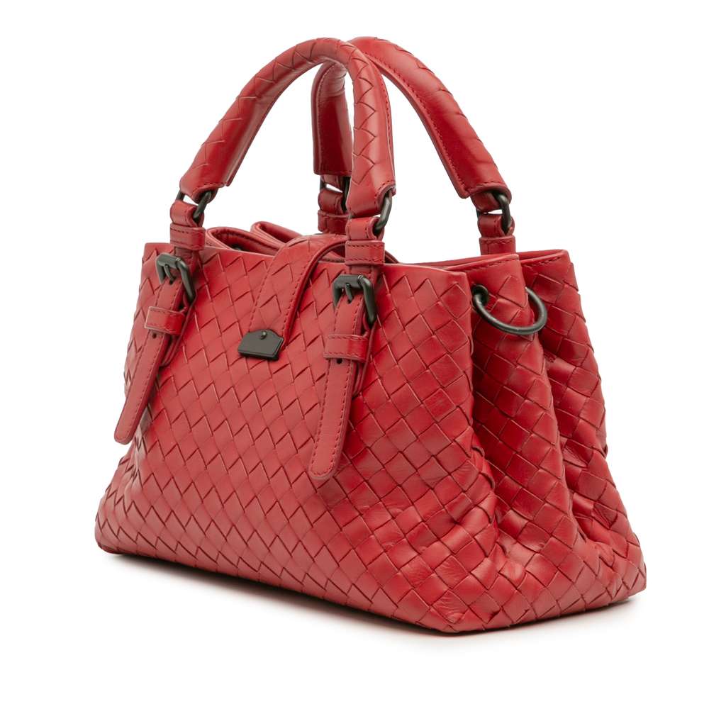 Bottega Veneta Mini Nappa Intrecciato Roma Satchel - 2