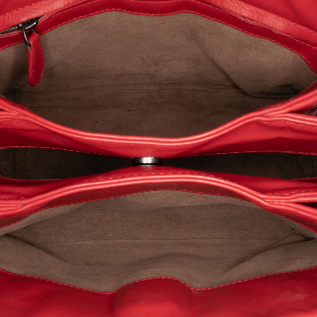 Bottega Veneta Mini Nappa Intrecciato Roma Satchel - 4