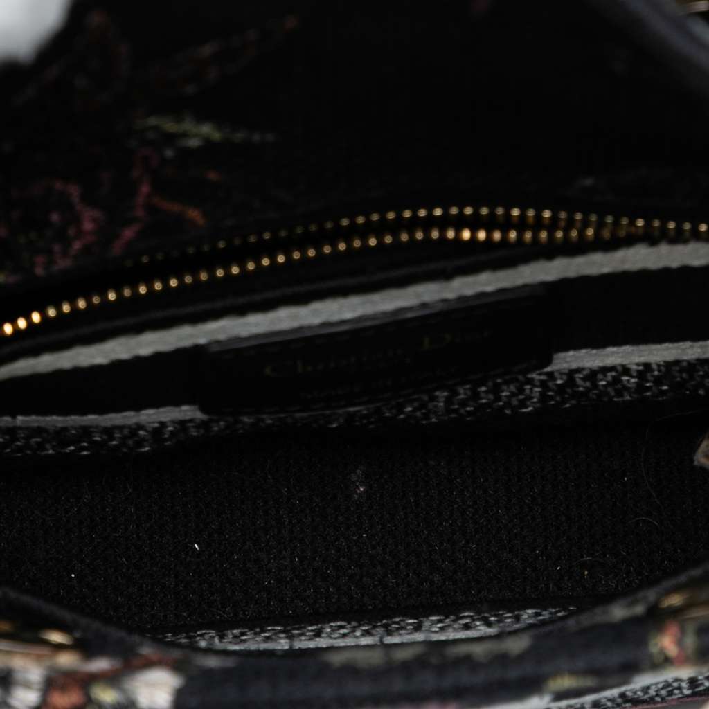 Dior Mini Embroidered Canvas Mille Fleurs Lady D Lite - 4