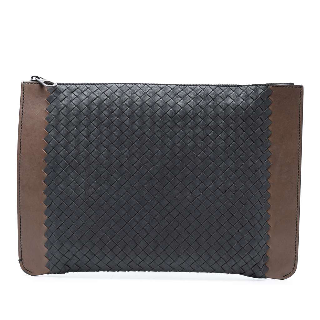 Bottega Veneta Bicolor Nappa Intrecciato Clutch