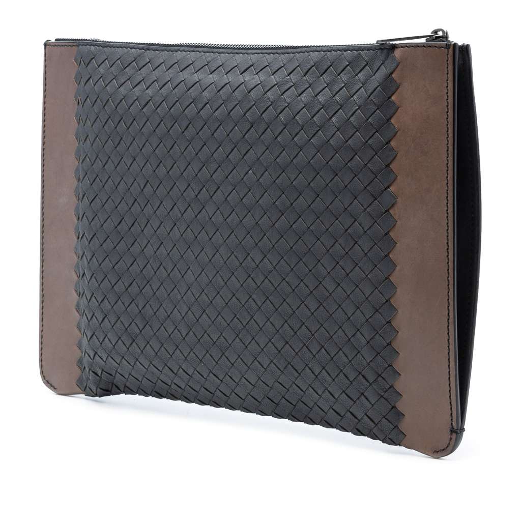 Bottega Veneta Bicolor Nappa Intrecciato Clutch - 2