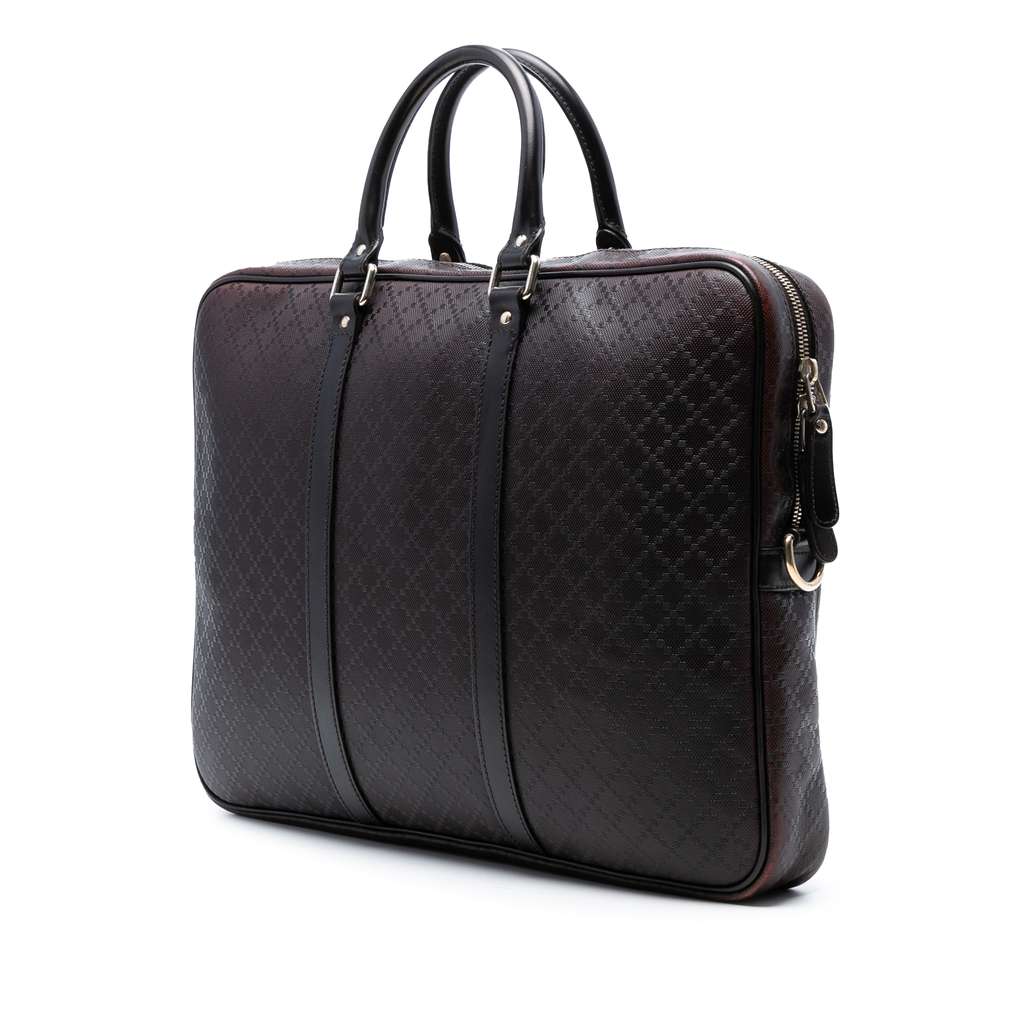 Gucci Diamante Leather Business Bag - 2