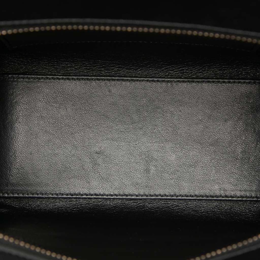 Celine Nano Tricolor Nubuck and Drummed Calfskin Luggage Tote - 4